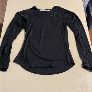 Nike Black Performance Long Sleeve Top